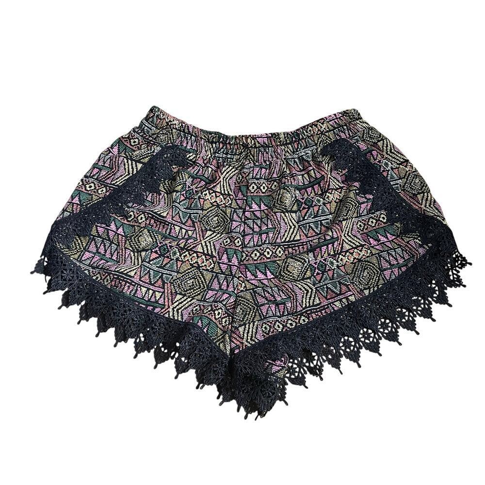 Lovely Day Festival Shorts Boho Hippie size Medium 2016 Tumblr ikat sz medium